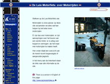 Tablet Screenshot of luiemotorfiets.nl